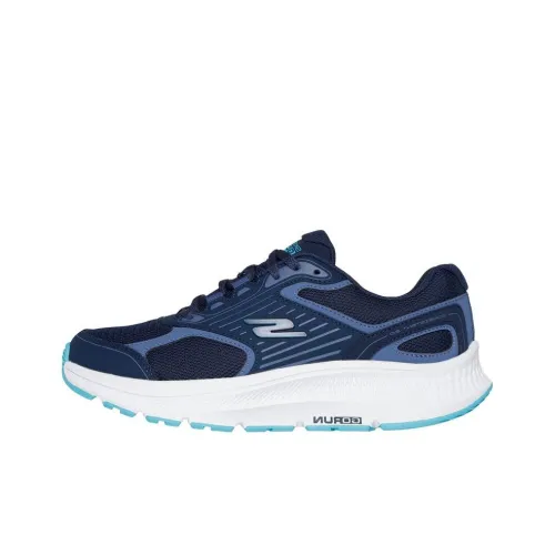 Skechers Go Run Consistent Anti-Slip Wear-Resistant Low-Top Casual Shoes Women's Marine Blue