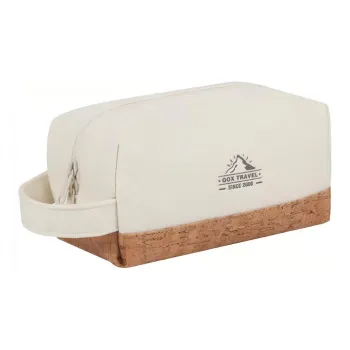 GOX Canvas Sports Single-Layer Canvas Bag Toiletry Bag Unisex Ecru Khaki Gray Orange