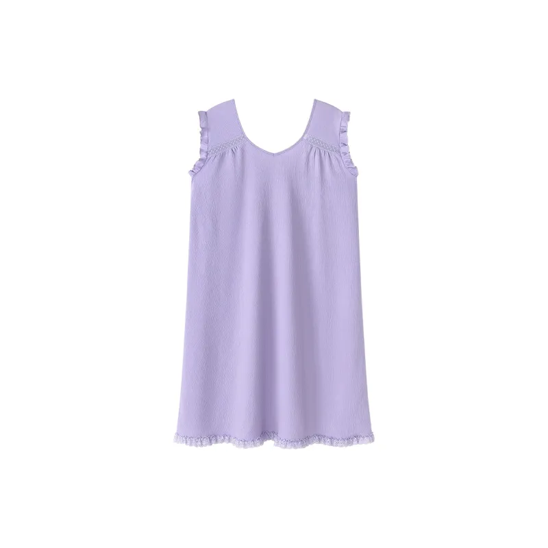 MADALLO Nightgown Set Women's Light Lavender-0