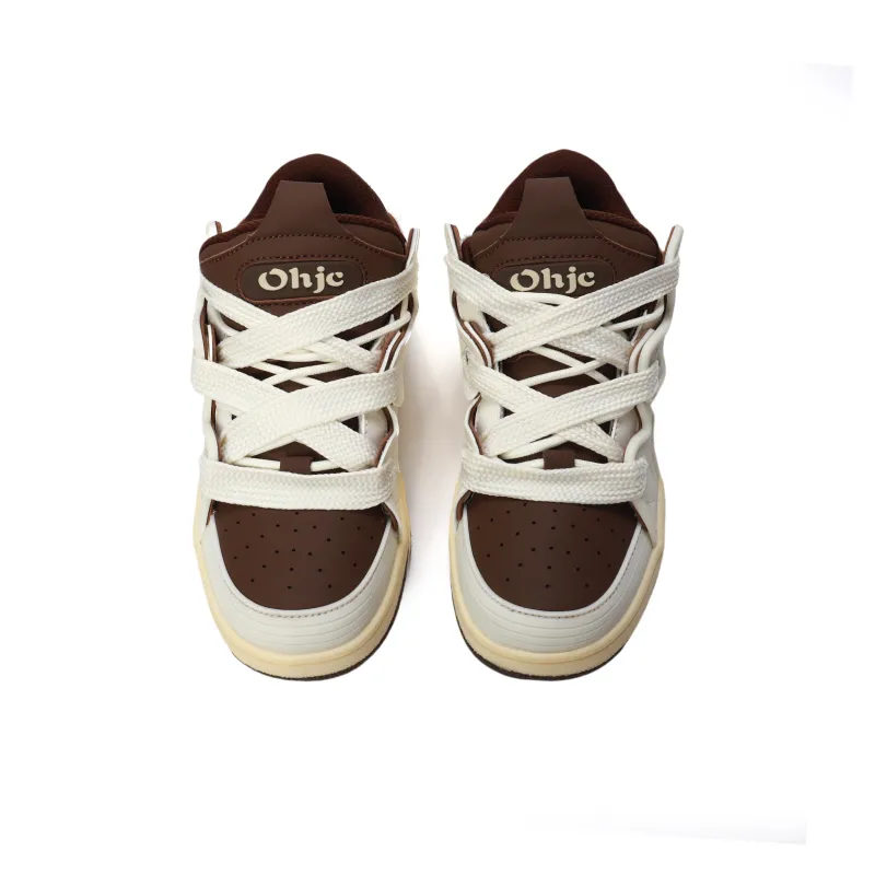OHJC Slip-Resistant Cushioning Wear-Resistant Lightweight Breathable Low-Top Skateboard Shoes Unisex-15