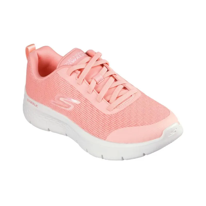 Skechers Go Walk Fle Anti-Slip Wear-Resistant Low-Top Casual Shoes Women's Bright Pink-2