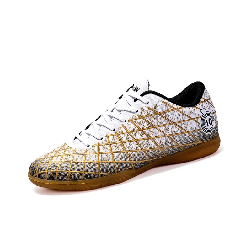 D&W TF Turf Artificial Ground Anti Slip Wear Resistant Soccer Shoes Unisex-4