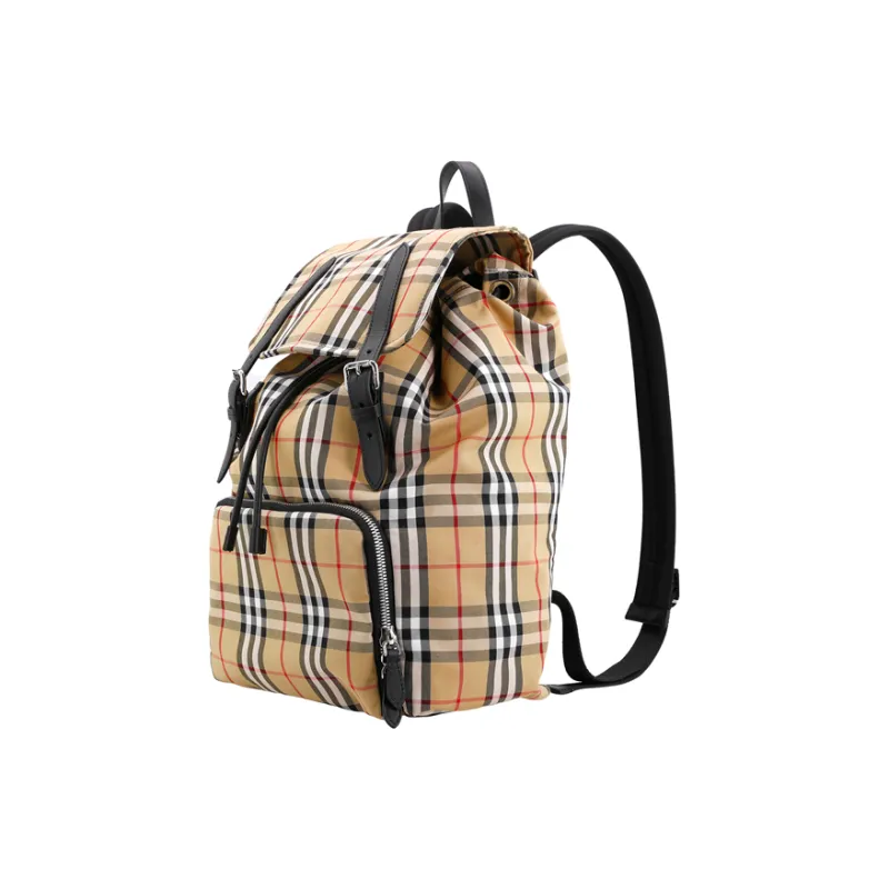 Burberry Fabric Backpack Women's Yellow-3