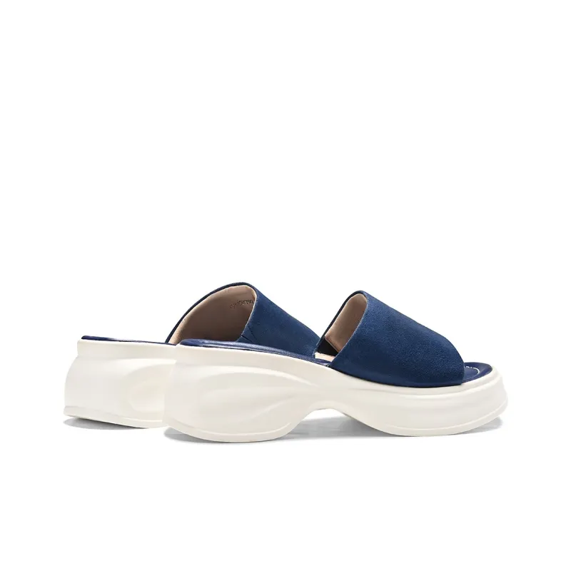 BOSSSUNWEN Foam Sole Cut Out Slip Resistant Abrasion Resistant Slide Slippers Women's-7