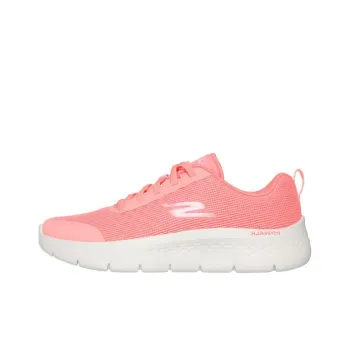 Skechers Go Walk Fle Anti-Slip Wear-Resistant Low-Top Casual Shoes Women's Bright Pink
