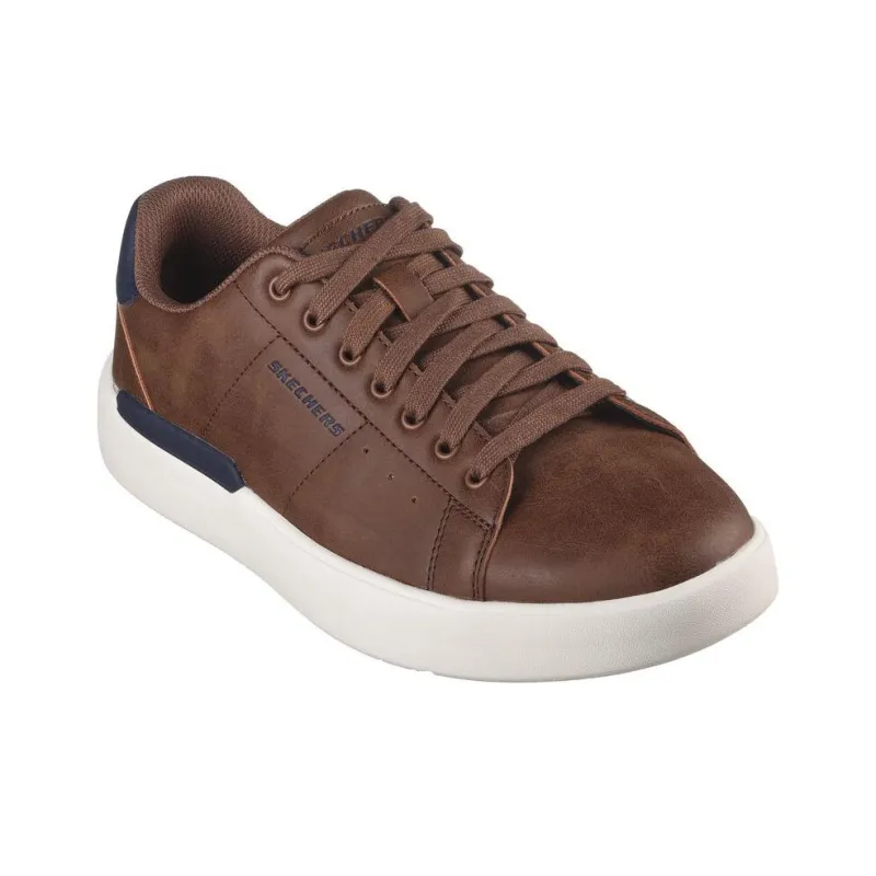 Skechers Relaxed Fit Slip Resistant Cushioning Abrasion Resistant Low Top Skateboard Shoes Men's Brown-2
