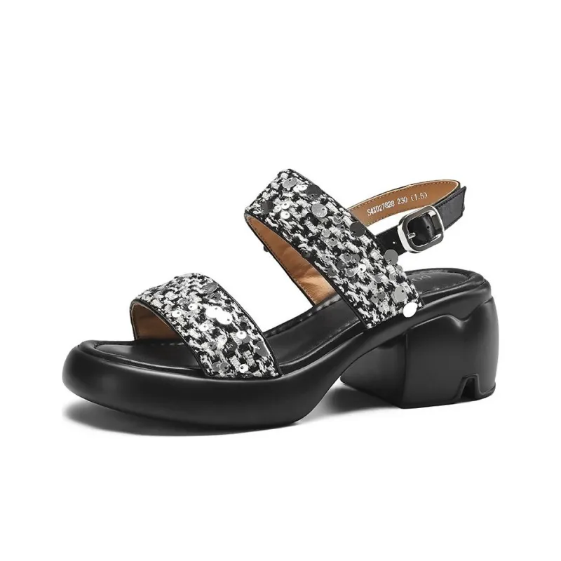 BOSSSUNWEN One Strap Sandals 6.5cm Women's-1