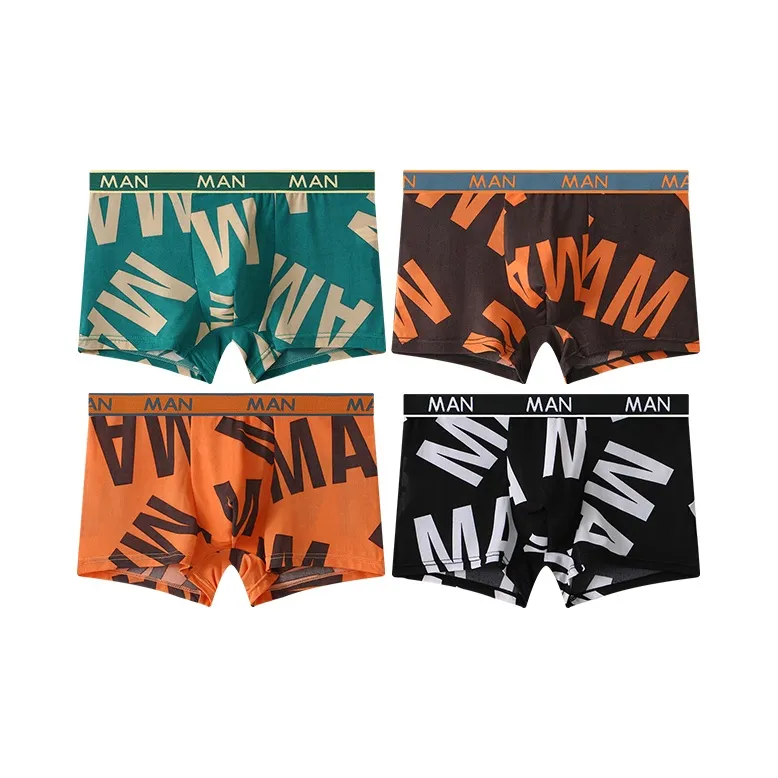 Close fitting Areas Underpants Men's 4 Pack-4