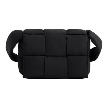 Bottega Veneta Candy Padded Tech Cassette Crossbody Bag Mini Black