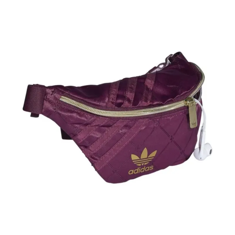 Adidas Originals Polyester Crossbody Bag, Shoulder Bag, Fanny Pack Regular Women's Dark Red-3