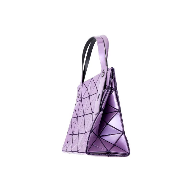 ISSEY MIYAKE CARAT Nylon Tote Bag Shopping Bag Handbag Women's Purple-2