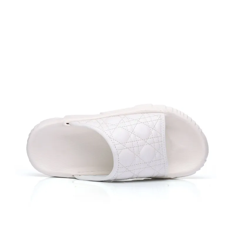 SHUPATE Slide Slippers Men Black/White-8
