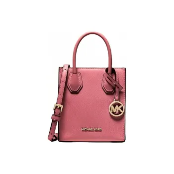 MICHAEL KORS Mercer Leather Tote Bag, Shopping Bag, Handbag, Shoulder Bag, Crossbody Bag Extra Small Women's Pink