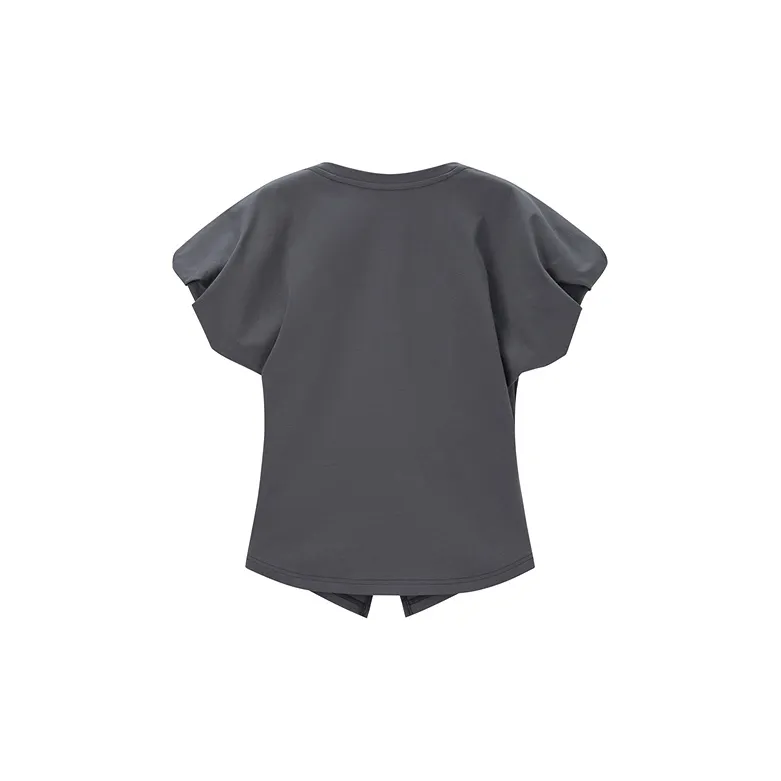 PEACEBIRD Puff Sleeve T Shirt Women's-3