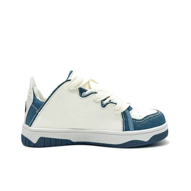OHJC Denim Collection Slip-Resistant Cushioning Wear-Resistant Lightweight Low-Top Skateboard Shoes Unisex-3