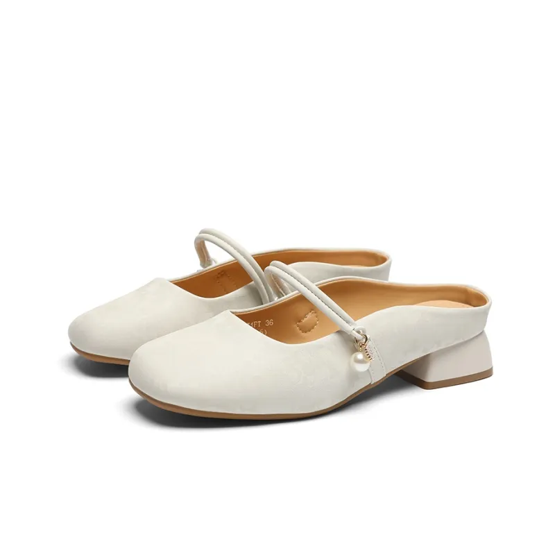 ZHR Embroidery Slip Resistant Wrap toe Slippers Women's-2