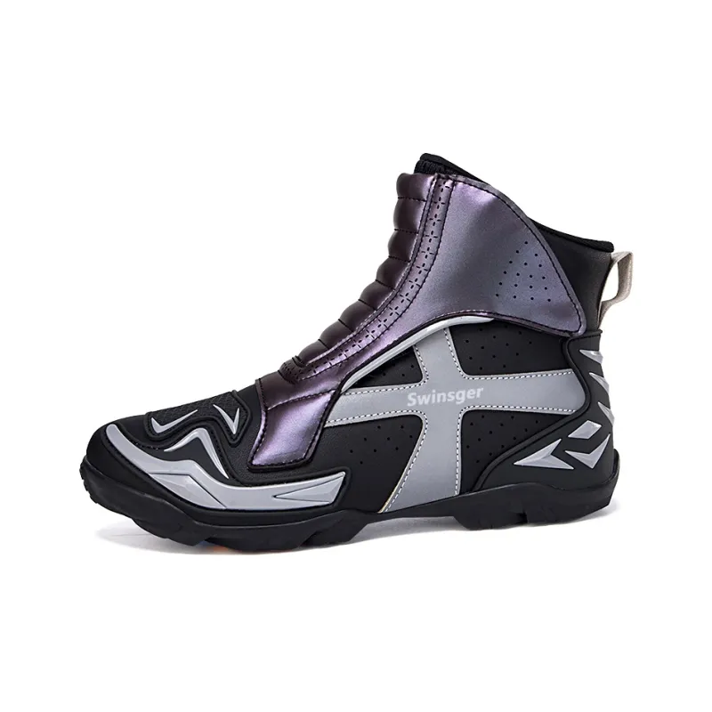 Swinsger Cushioning High Top Cycling Shoes Men's-0