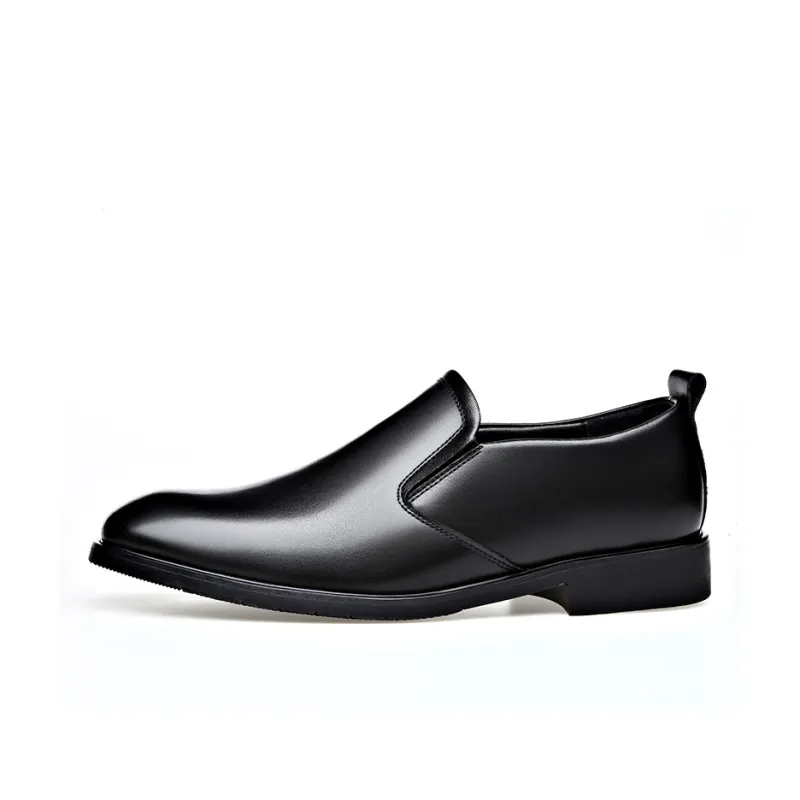 Romon Dress Shoes Men Low Top Black-30