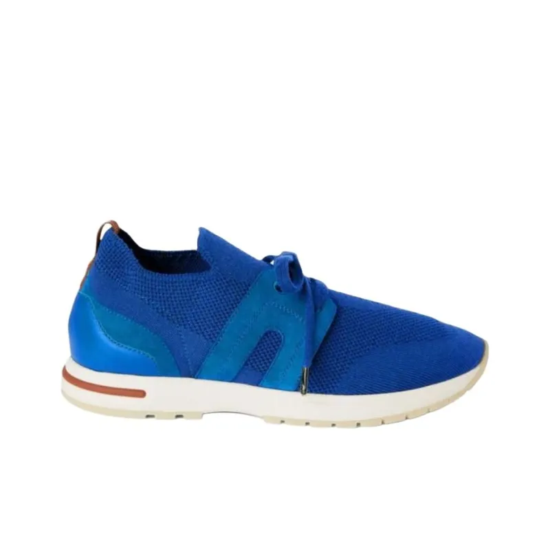 Loro Piana Flexy Walk Low Top Casual Shoes Women's Light Blue-1
