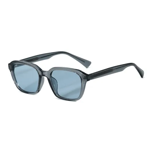 PRETTYALLUSION Plate Frame TR90 Irregular Shape Sunglasses Unisex