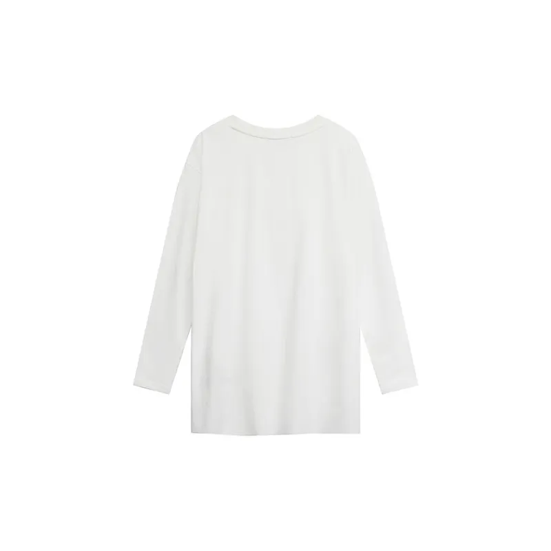 JEANSWEST T Shirt Spring Fall Women's White-1