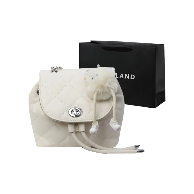 PINK·LAND PU Backpack Women's Silver & Pink/Pink/Ecru/Black/Black & Pink/Blue-13