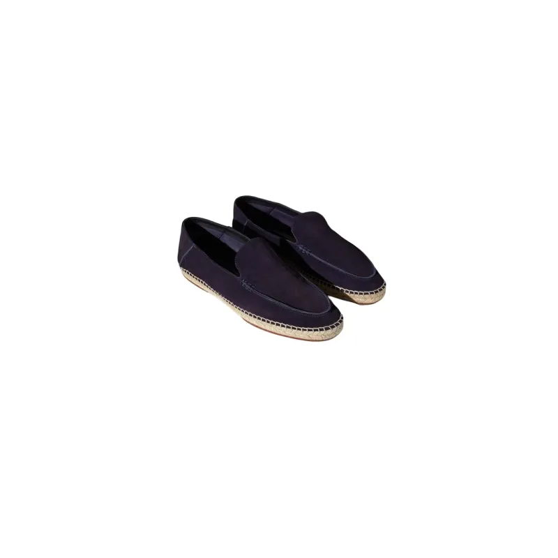 Loro Piana Casual Shoes Men's Dark Blue-2