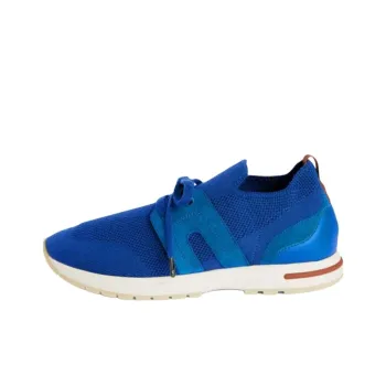 Loro Piana Flexy Walk Low Top Casual Shoes Women's Light Blue