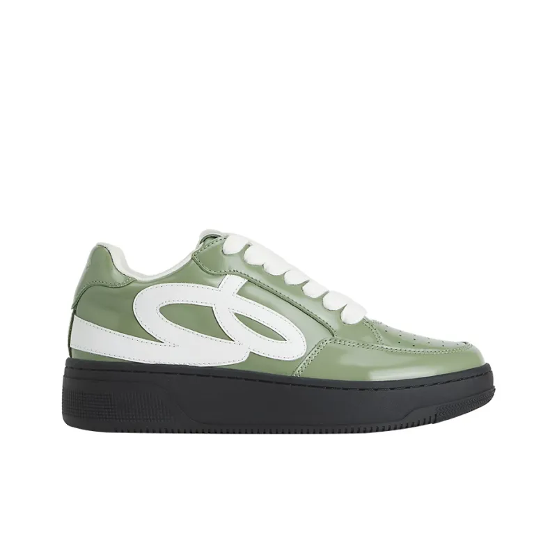 GOOD BAI Low Top Skateboard Shoes Unisex Army Green-1