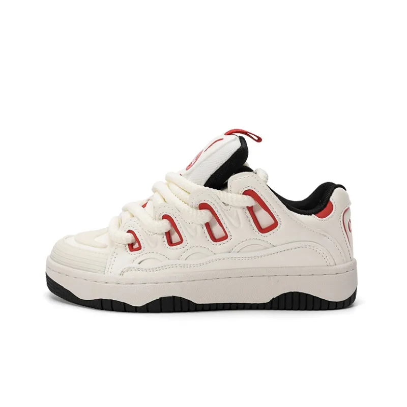 OHJC Slip-Resistant Cushioning Wear-Resistant Lightweight Breathable Low-Top Skateboard Shoes Unisex-7