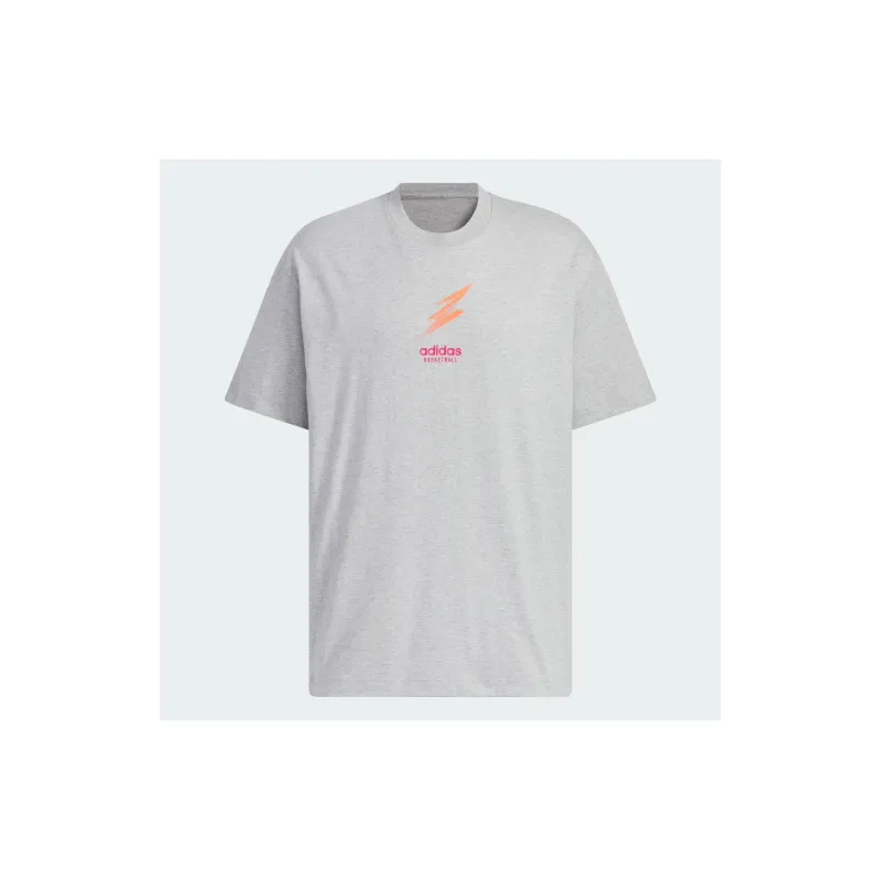 Adidas T Shirt Men's Medium Heather Gray-9