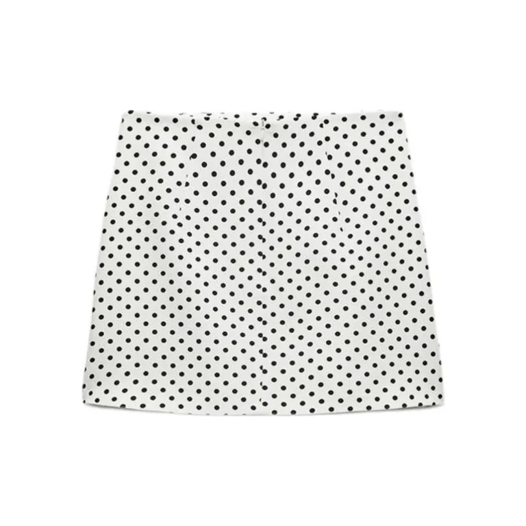 ZARA Casual Short Skirts Women's Frosted White-1