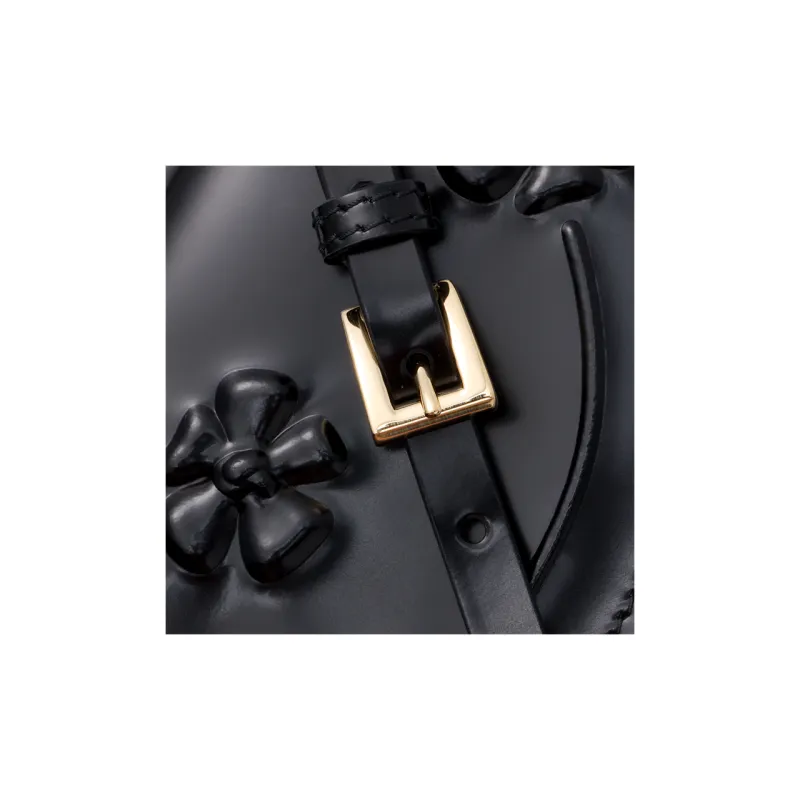 PRADA Leather Shoulder Bag, Crossbody Bag, Wallet Women's Black-9