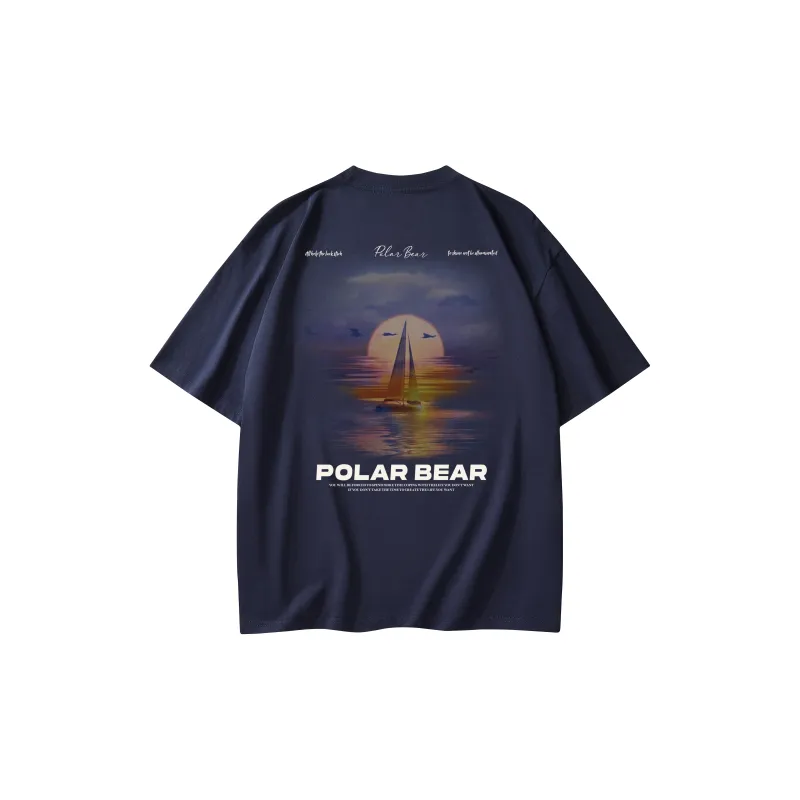 POLAR BEAR Drop Shoulder Sleeve T Shirt Unisex-12