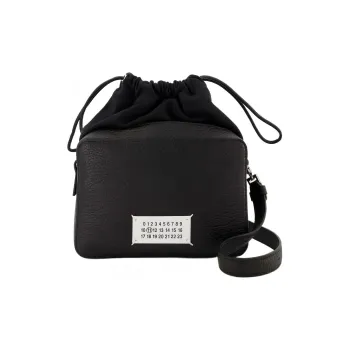 Maison Margiela Calfskin Crossbody Bag, Shoulder Bag Women's Black