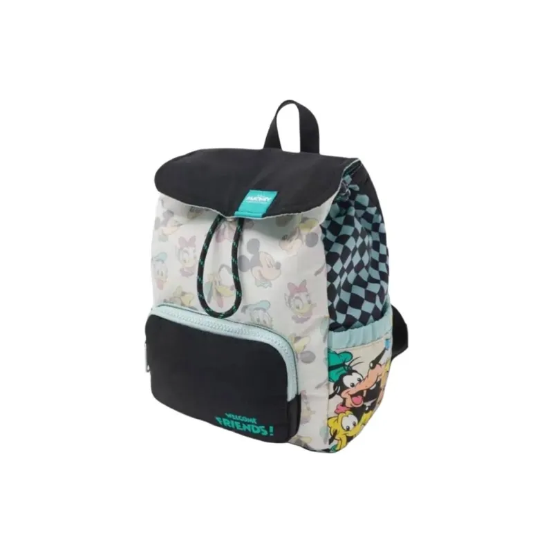 Disney Nylon Abrasion Resistant Backpack Regular Unisex Black-1