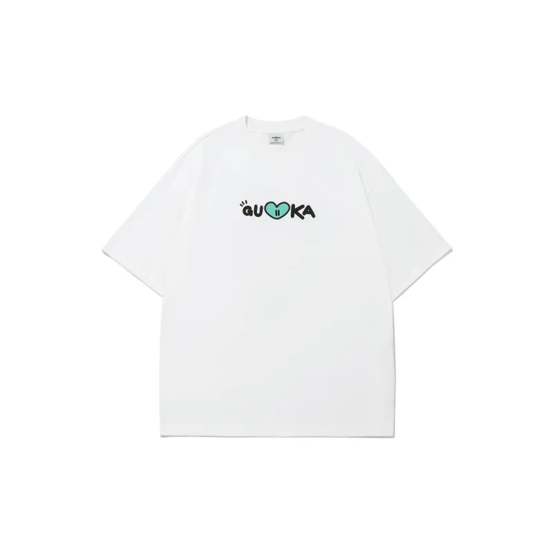 Guuka x AGAHO Short Sleeved T Shirts Men's Black-17