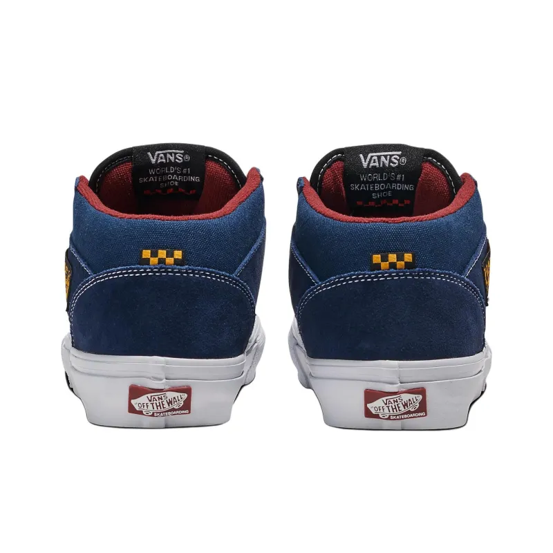 Half Cab Skate Vans 'Navy Burgundy'-3