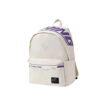LiNing Sports Fashion Collection Polyester Backpack Regular Unisex White