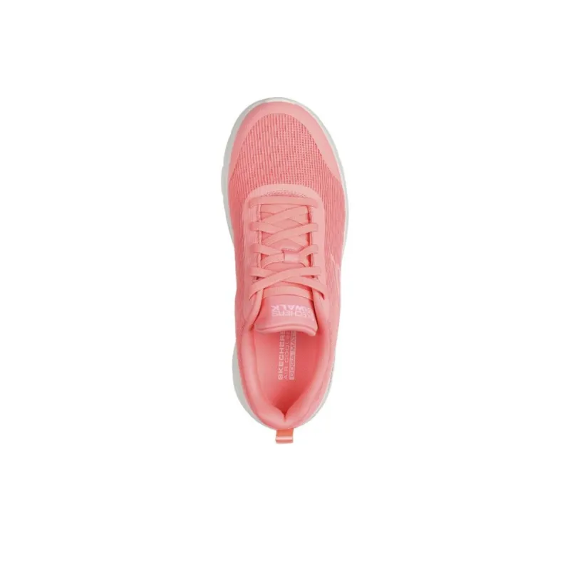 Skechers Go Walk Fle Anti-Slip Wear-Resistant Low-Top Casual Shoes Women's Bright Pink-3