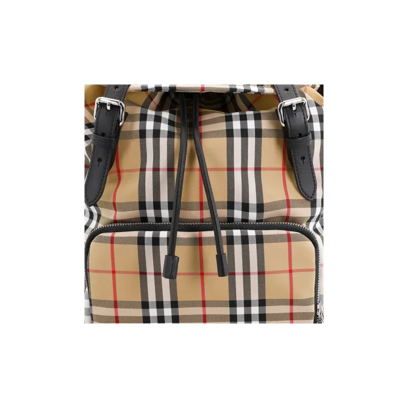 Burberry Fabric Backpack Women's Yellow-8
