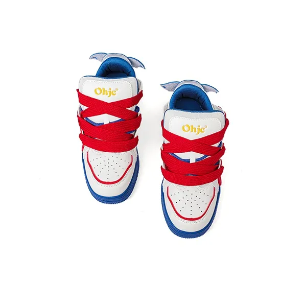 OHJC Slip-Resistant Cushioning Wear-Resistant Lightweight Breathable Low-Top Skateboard Shoes Unisex-16