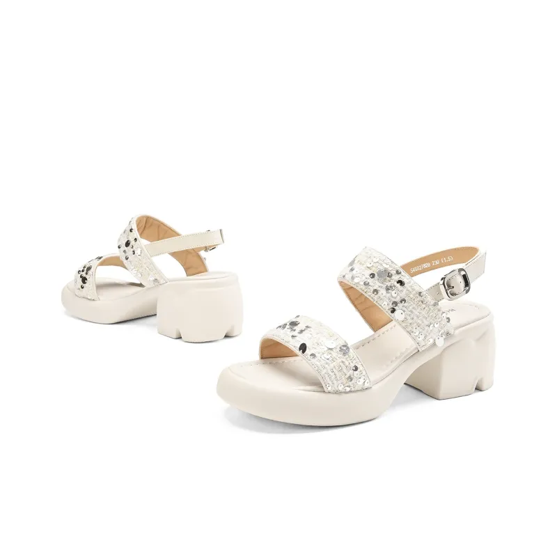 BOSSSUNWEN One Strap Sandals 6.5cm Women's-9