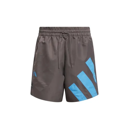 Adidas Basketball Shorts Men Charcoal Gray