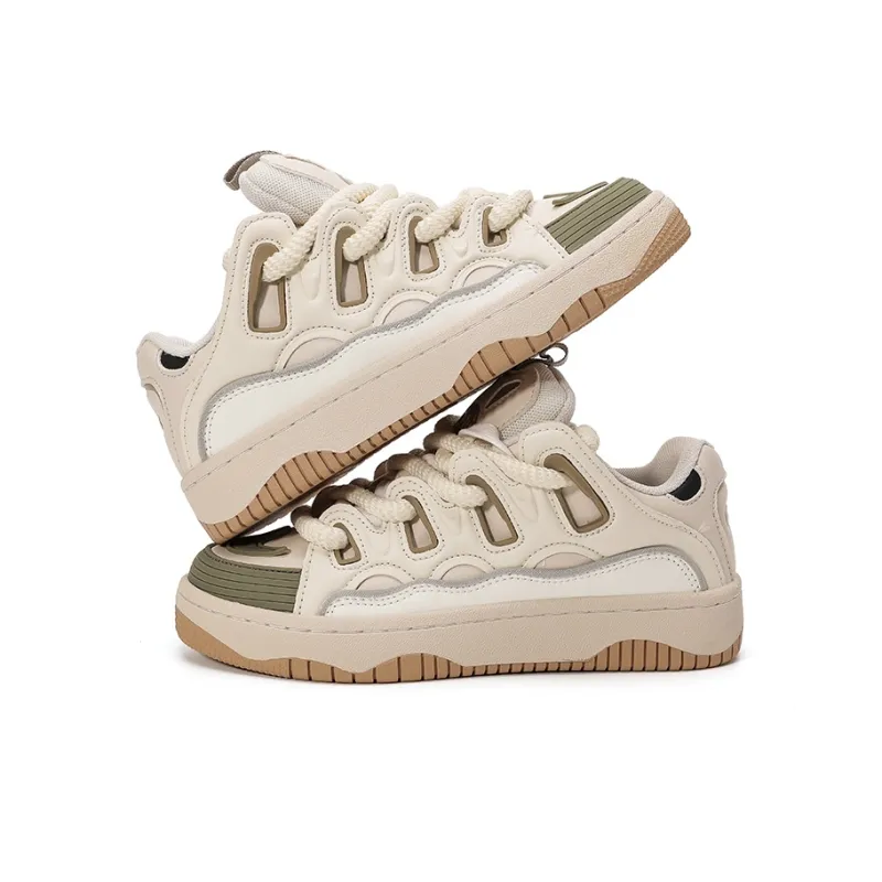 OHJC Slip-Resistant Cushioning Wear-Resistant Lightweight Breathable Low-Top Skateboard Shoes Unisex-26
