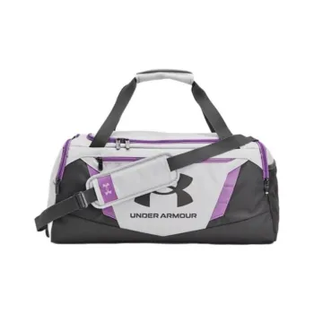 Under Armour Polyester Travel Bag Small Size Unisex Halo Grey & Provençal Purple