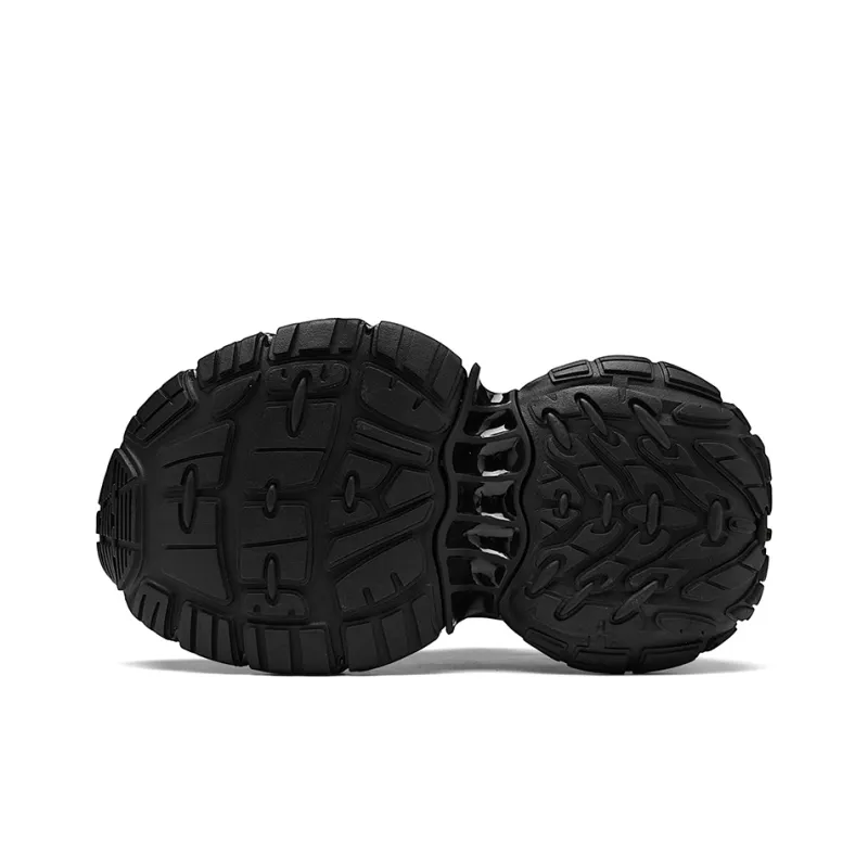 BLVCK PARIS Dark Night Series Cushioning Height Increasing Breathable Low Top Chunky Sneakers Unisex Black-5