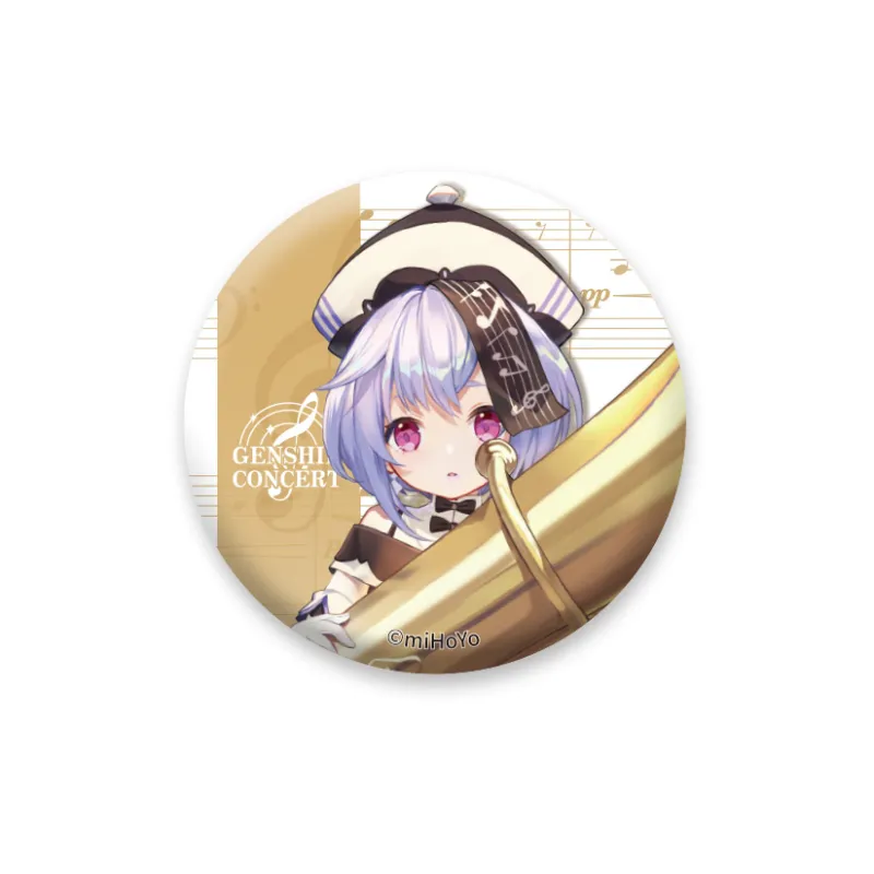 GenShin Venti Barbara Qiqi Cola Diluc Beiying Qingkong Kaya Xiangpi Symphony Into Dream Collection Character Badges-2