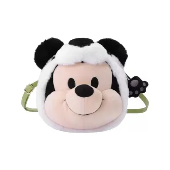 Disney Polyester Shoulder Bag Crossbody Bag Regular Unisex Black & White