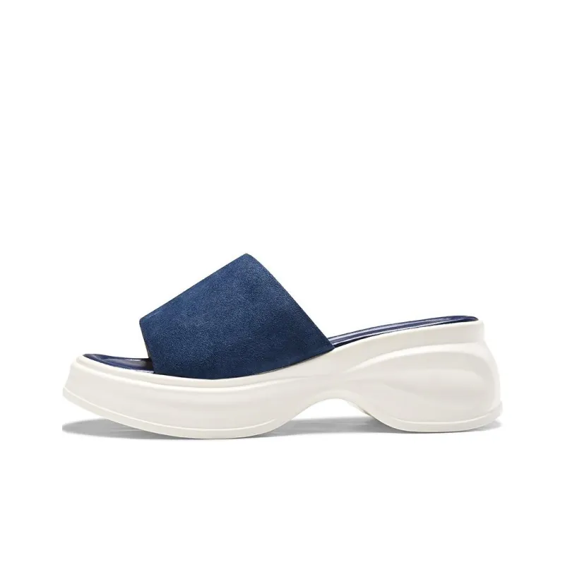 BOSSSUNWEN Foam Sole Cut Out Slip Resistant Abrasion Resistant Slide Slippers Women's-5